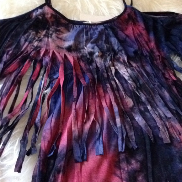Sexy & Flirty Tie dye fringe dress! - Picture 7 of 8